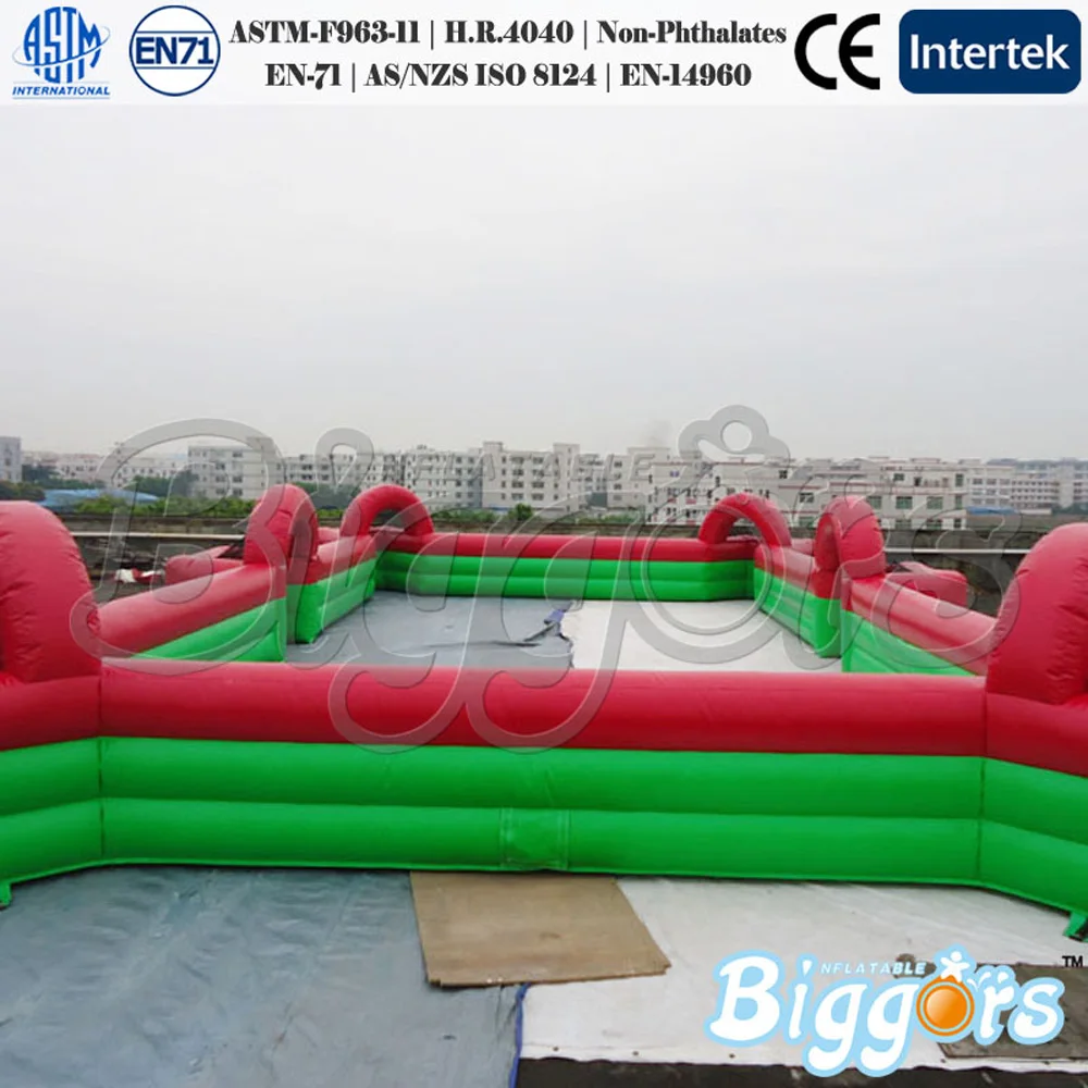 

12x6x2m Inflatable football field commercial use sport games from Chinese factory