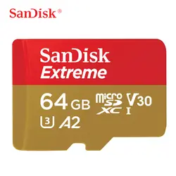 SanDisk Micro SD карты 100 МБ/с. 256 ГБ 128 ГБ 64 ГБ 32 ГБ 16 ГБ U3/U1 V30 A1 Class 10 карт памяти SDXC SDHC microsd флэш-карты памяти