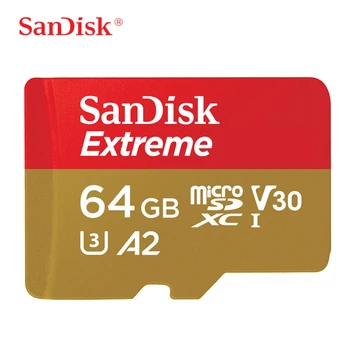 

SanDisk Micro SD Card 100MB/s 256GB 128GB 64GB 32GB 16GB U3/U1 V30 A1 Class 10 Memory Card SDXC SDHC microsd Flash TF Card