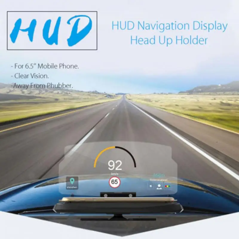 Универсальная автомобильная HUD держатель Head Up Дисплей проектор кронштейн для