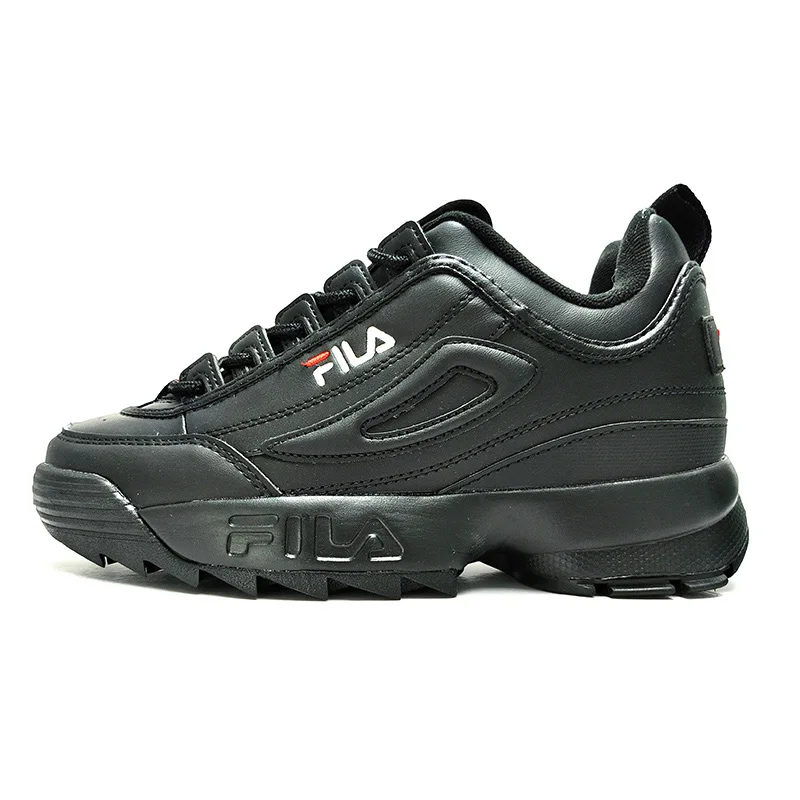 

FILA Disruptor II 2 Sneaker Men Retro Running Shoes black Big sawtooth Thick bottom Height Increasing Women Sports shoes