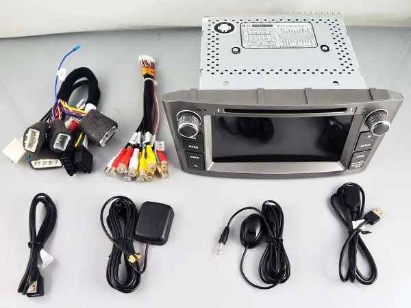 Discount 1024x600 quad core,7" Android 7.1 for Toyota Avensis  2003-2008 2 din car dvd,gps navigation 3G,Wifi,support dvr,obd2 5
