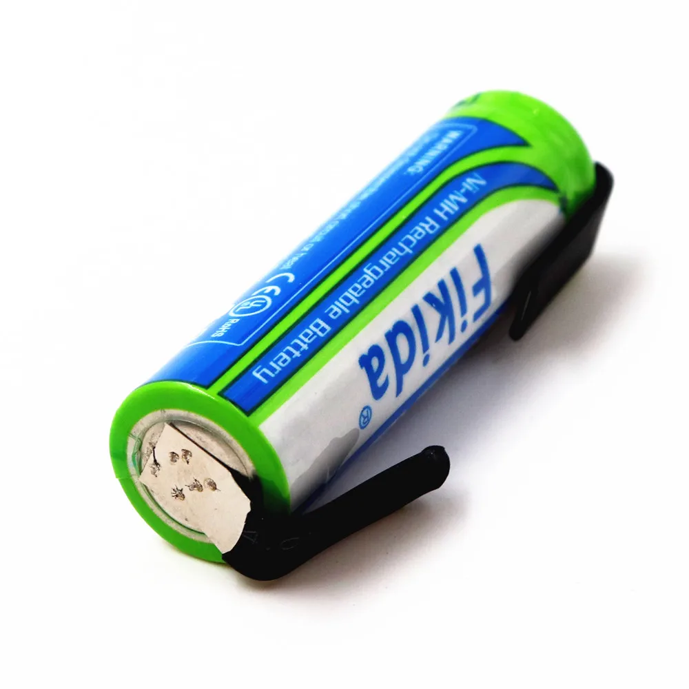 2-20 шт lote AA перезаряжаемая батарея 1,2 V 3000mAh NiMH 14430 батарея с припоем булавки для DIY электрическая бритва зубная щетка игрушки