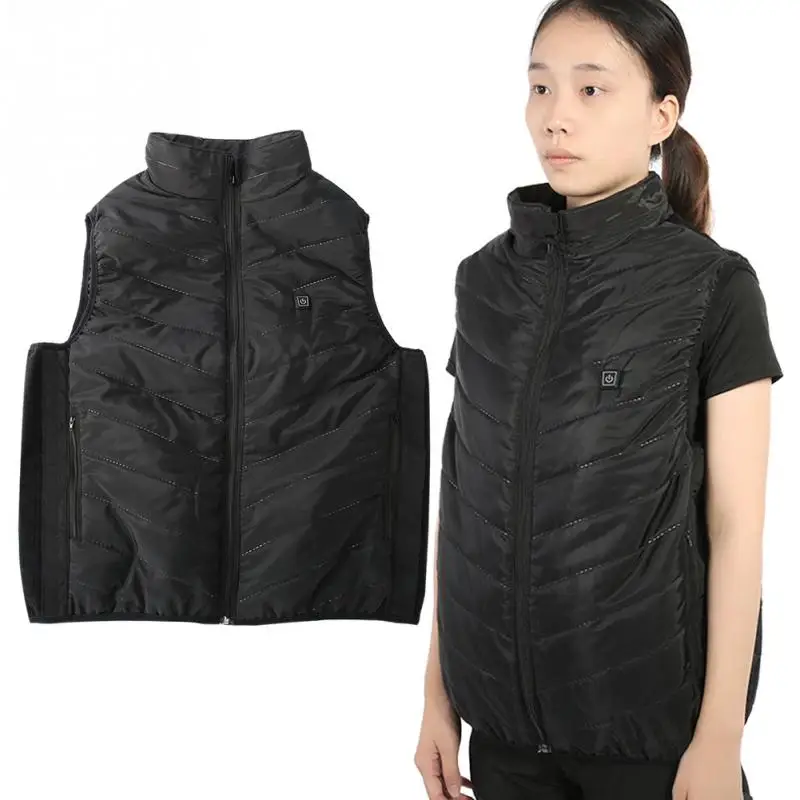 

Men Women USB Electric Heating Vest Temperature Adjustment Heated Vest Waistcoat Thermal Winter Warm Up Jacket Braces Supports
