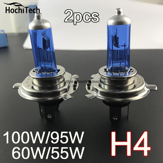 2pcs H4 100W 4500K Car Xenon Gas Halogen Headlight Waterproof Lamp