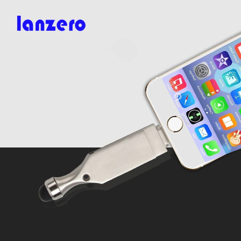 Новый USB флеш-накопитель R HD u-диск Lightning данных для iPhone/iPad/ipod micro интерфейс ПК/Mac 8