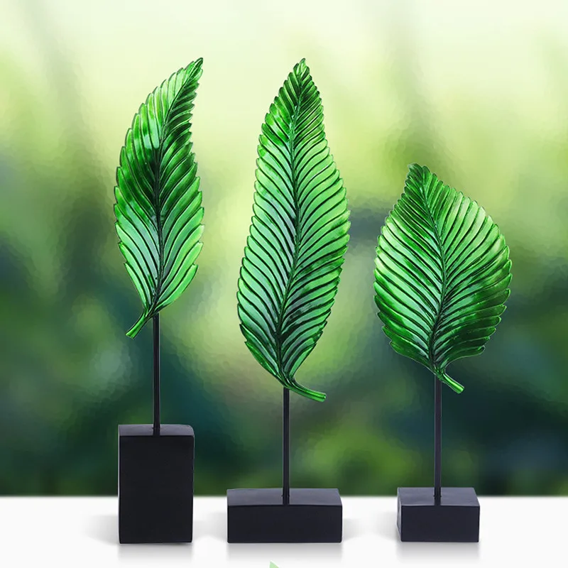  3Pcs/set Interior Decoration Leaves Home Decoration Accessories Bedroom Room Personality Gift Home  - 33029974792