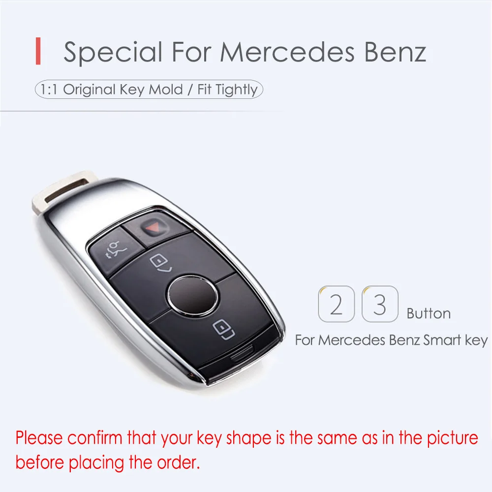 CHSKY TPU для ключ Mercedes чехол для Mercedes Benz E Class Автомобильный ключ крышка брелок оболочка для benz аксессуары для автомобиля стиль