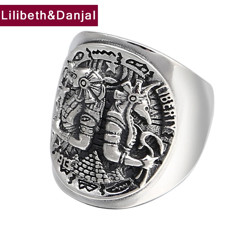 

Adjustable Ring 100% Real 925 Sterling Silver Jewelry men women Ethnic Egypt Patron saint Fashion Opening Ring 2018 Brand R96