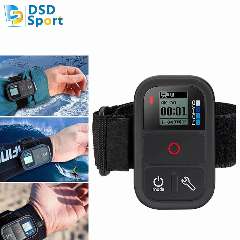 Remote control wrist band for gopro hero 4s for gopro surf mount