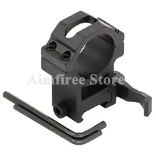 2 шт. Тактический QD 30 мм крепление для прицела быстросъемный прицел барабанный прицел кольцо 20 мм Пикатинни Вивер адаптер