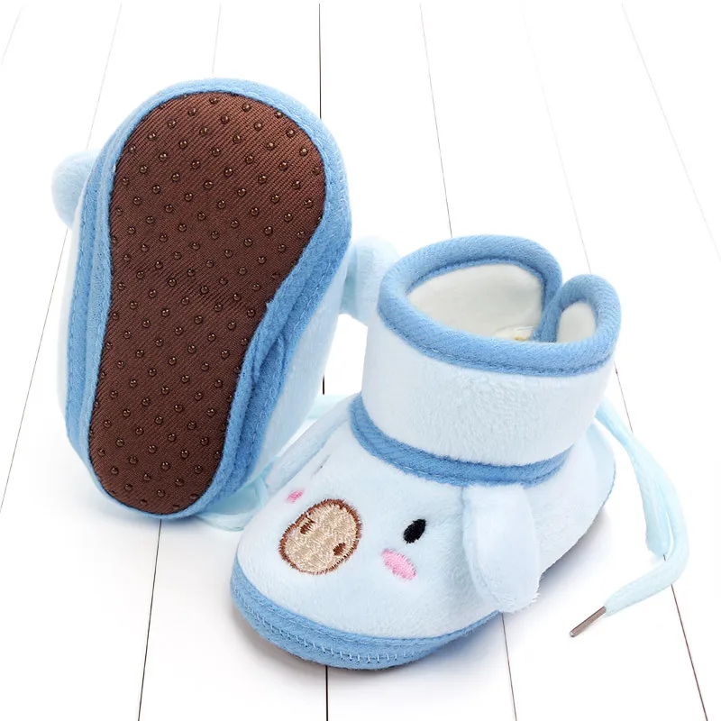 Indoor First Walkers Baby Shoes Cotton Anti-slip Booties Winter Wammer Baby Girl Boy Shoes Newborn Slippers Footwear Booties (17)