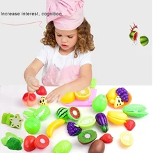 Миниатюрные кухонные игрушки для детей, пластиковые фрукты, еда, вырезание, ролевые игры, домашние игры для мальчиков и девочек, игры для детей, обучающие игрушки для детей