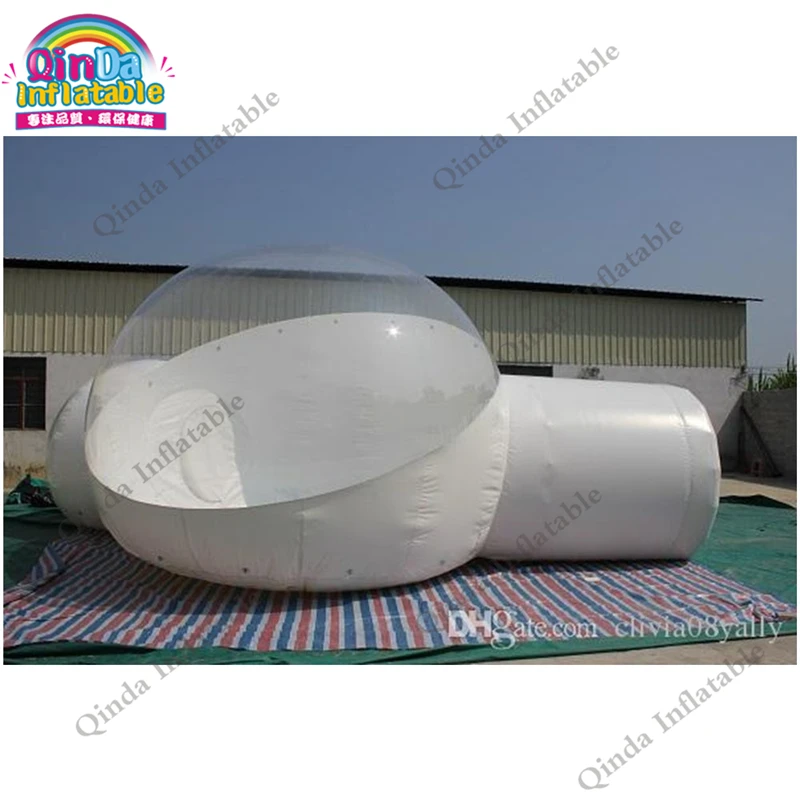Famaily Backyard Inflatable Show House Transparent Inflatable Bubble Camping Tent With Double Rooms 4
