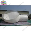 Famaily Backyard Inflatable Show House Transparent Inflatable Bubble Camping Tent With Double Rooms 4
