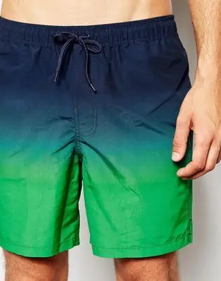 Пляжные шорты мужские шорты для плавания удобные дышащие летние пляжные шорты Плавки пляжные шорты - Цвет: green