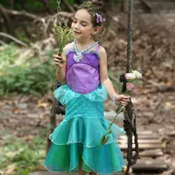 Новинка 500 года, модное платье принцессы для девочек, карнавальный костюм на Хэллоуин в июне, одежда для выступлений, платье для девочек