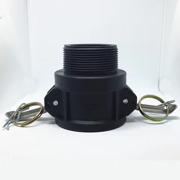 

High quality quick coupling PP adapter fittings male camlock part B 4'' B400