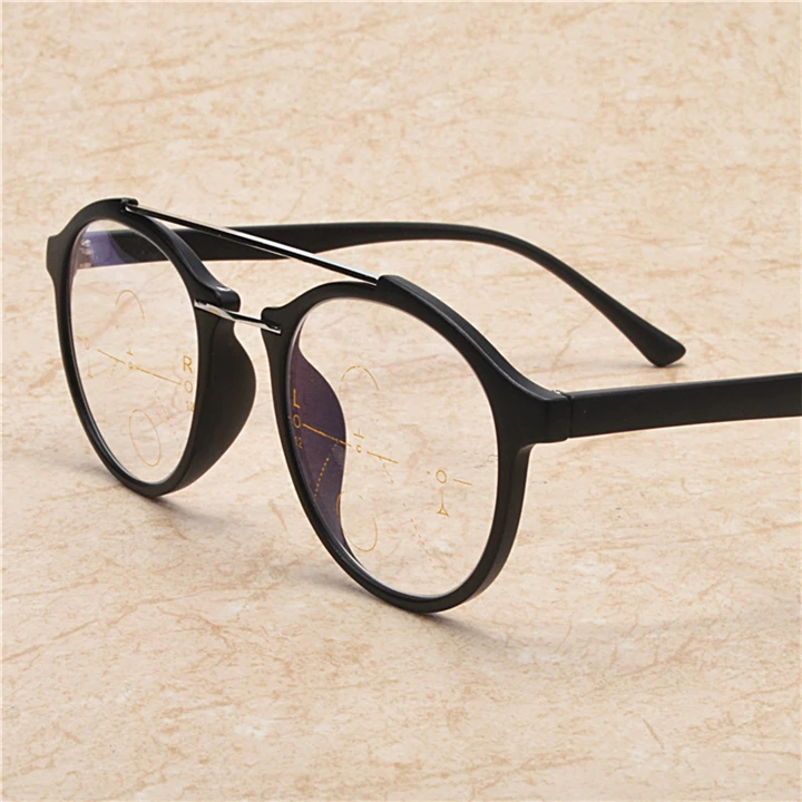 Прогрессивные многофокальные очки, солнцезащитные очки с переходом, фотохромные очки для чтения, мужские круглые очки для чтения, близкий дальний прицел NX