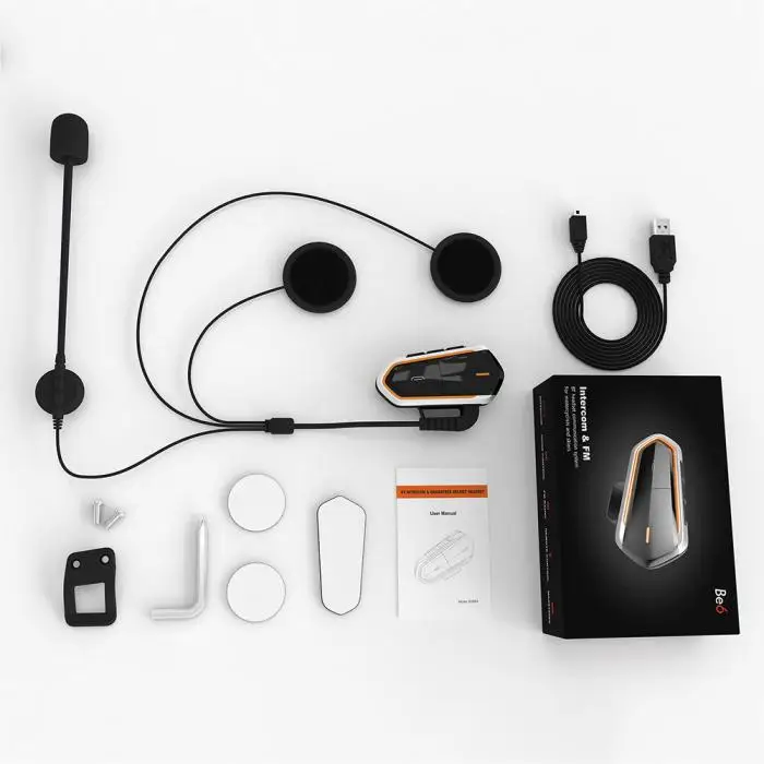 Мотоцикл Bluetooth переговорные FM голосовое переключение шумоподавление домофон DU55