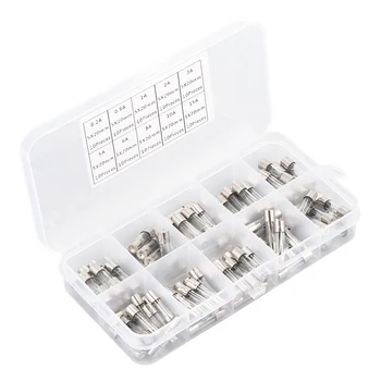 

100PCS Electrical Quick Blow Glass Tube Fuse