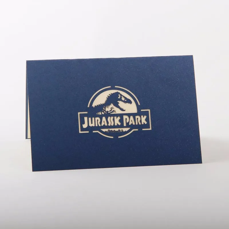 10 Pieces Lot Wonderful Design 3d Pop Up Children Birthday Card Handmade Paper Art Carving Dinosaur Jurassic Park Greeting Card Paper Craft Greeting Cards Paper Card Supplierscard Torch Aliexpress