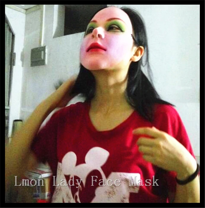 Высококачественная латексная маска для женщин женская Реалистичная силиконовая