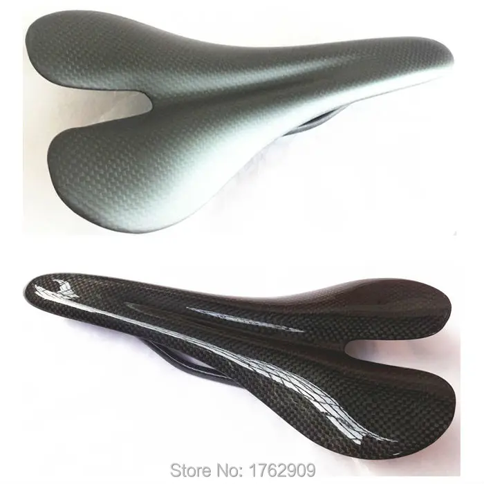 

Newest Mountain bike 3K full carbon fibre saddle carbon bicycle saddle Road front seat mat MTB parts 8 colors Free shipping