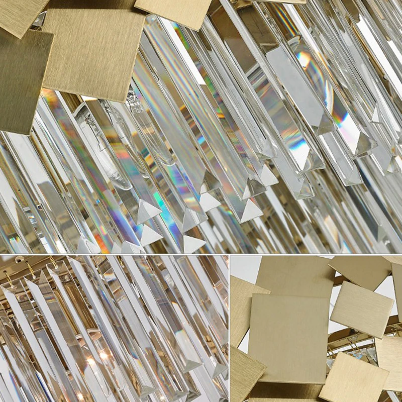 Арт Деко Дизайн хрустальная люстра современный светильник ing lustre столовая