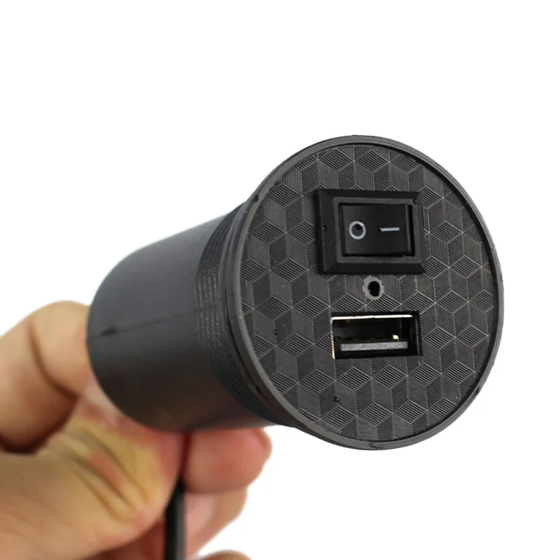 

Waterproof USB Motorcycle Handlebar Charger Switch Mount Phone Charger Socket Car Quick Charger Motorcycle Accessories Auto Part