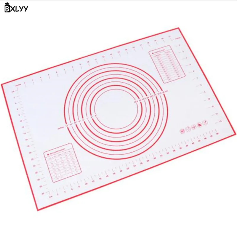 BXLYY силиконовый коврик для выпечки с шкалой высокой температуры антипригарная выпечка коврик Инструменты для выпечки Кухонные аксессуары для приготовления пищи Dumplings.7z