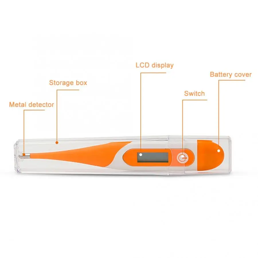 Soft Head Electronic Baby Thermometer Digital LED Display Measuring Tool for Children Kids Baby Care