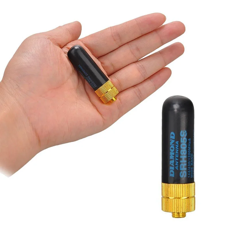 WalkieTalkie антенна SRH805S VHF UHF SRH 805S 144/430Mhz Двухдиапазонная для Baofeng SMA F UV 5R двухсторонняя
