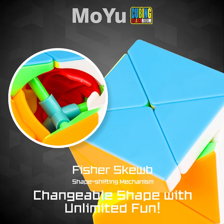 Moyu Fisher X Cube X-cube 3x3x3 Cubo Magico Puzzle косой магический куб классная обучающая антистрессовая игрушка для детей