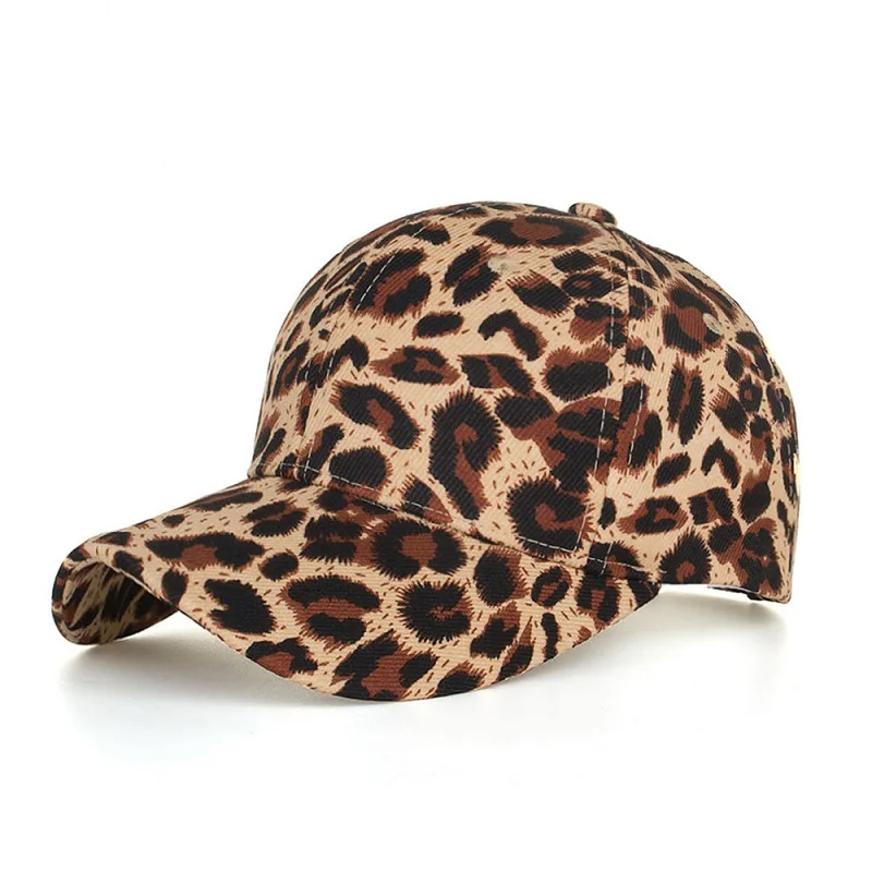 

KYLIE PINK 100% Cotton Leopard Baseball Caps Unisex Hats Adjustable Golf Caps Cotton Caps Sun Hats For Summer Spring Drop ship