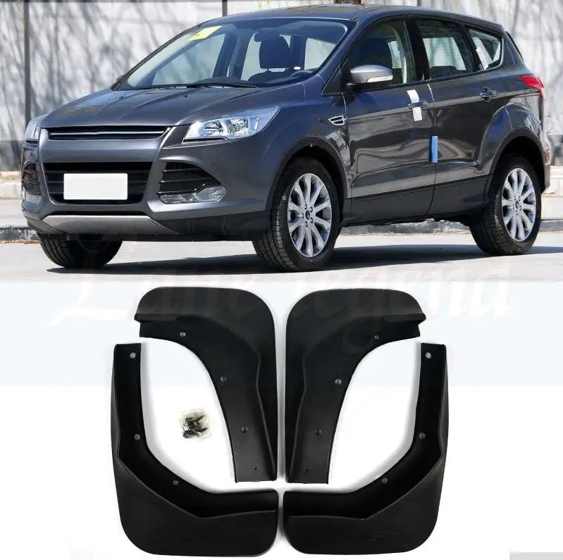 

Set Mudflaps Fit for Ford Kuga 2 Escape 2013-2018 Splash Guards Mud Flaps Front Rear Mudguards Fender Accessories 2014 2015 2016