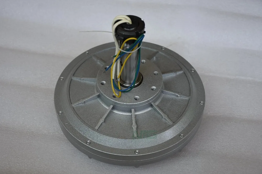 Vertical do Torque do Começo Baixo do Baixo 48vdc de 100 Alternador w 130 200 300 500 Rotor Interno Exterior Eixo Dobro Opcional Rpm 12 - 24 do baixo rpm 12 24 48vdc de