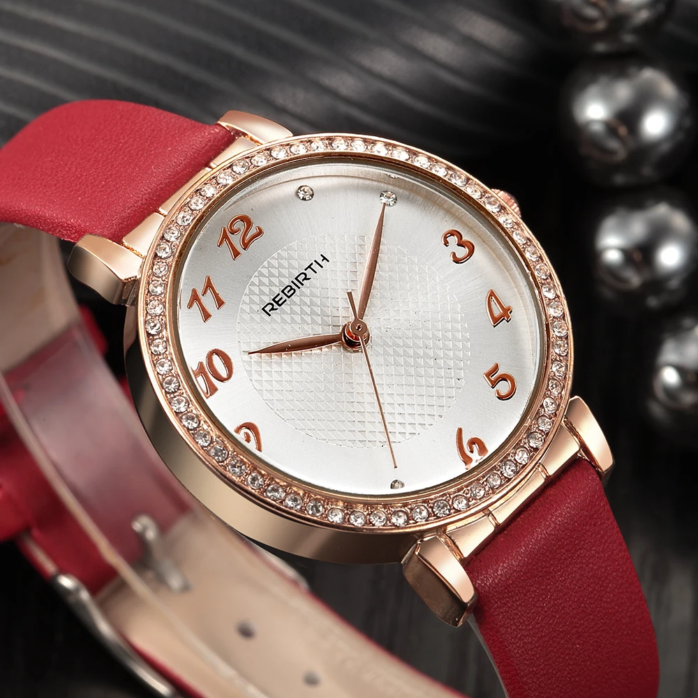 Топ возрождение новые модные Для женщин часы Повседневное браслет часы кварцевые Водонепроницаемый Бизнес элегантный подарок вечерние