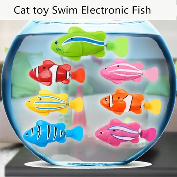 

Cat toy Swim Electronic Fish Battery Powered Interactive Toys Robotic Pet for Kid Bathing Fishing Tank Decorating Act 23