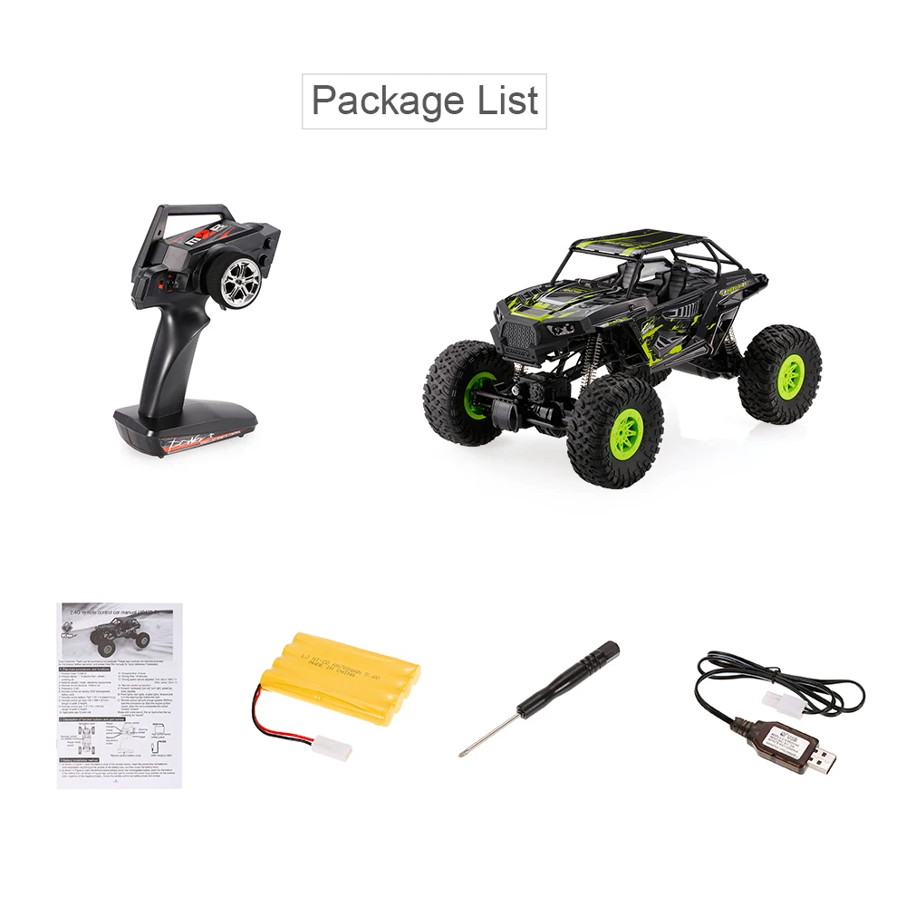 Wltoys 10428 E 2 4G 4WD Электрический гусеничный Рок RTR 1:10 RC автомобиль для скалолазания