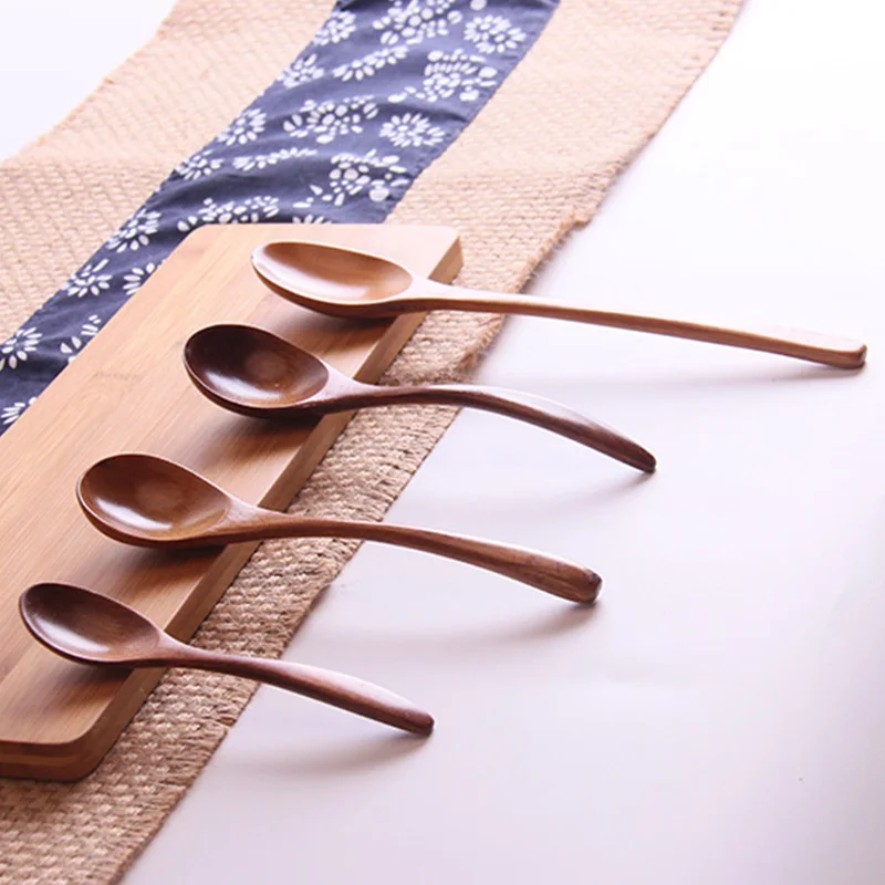 4pcs Logo Customized No Painting Natural Bamboo Material Spoon For Coffee Salt Suger Honey Safe Knife Eco-friendly Spoons | Дом и сад