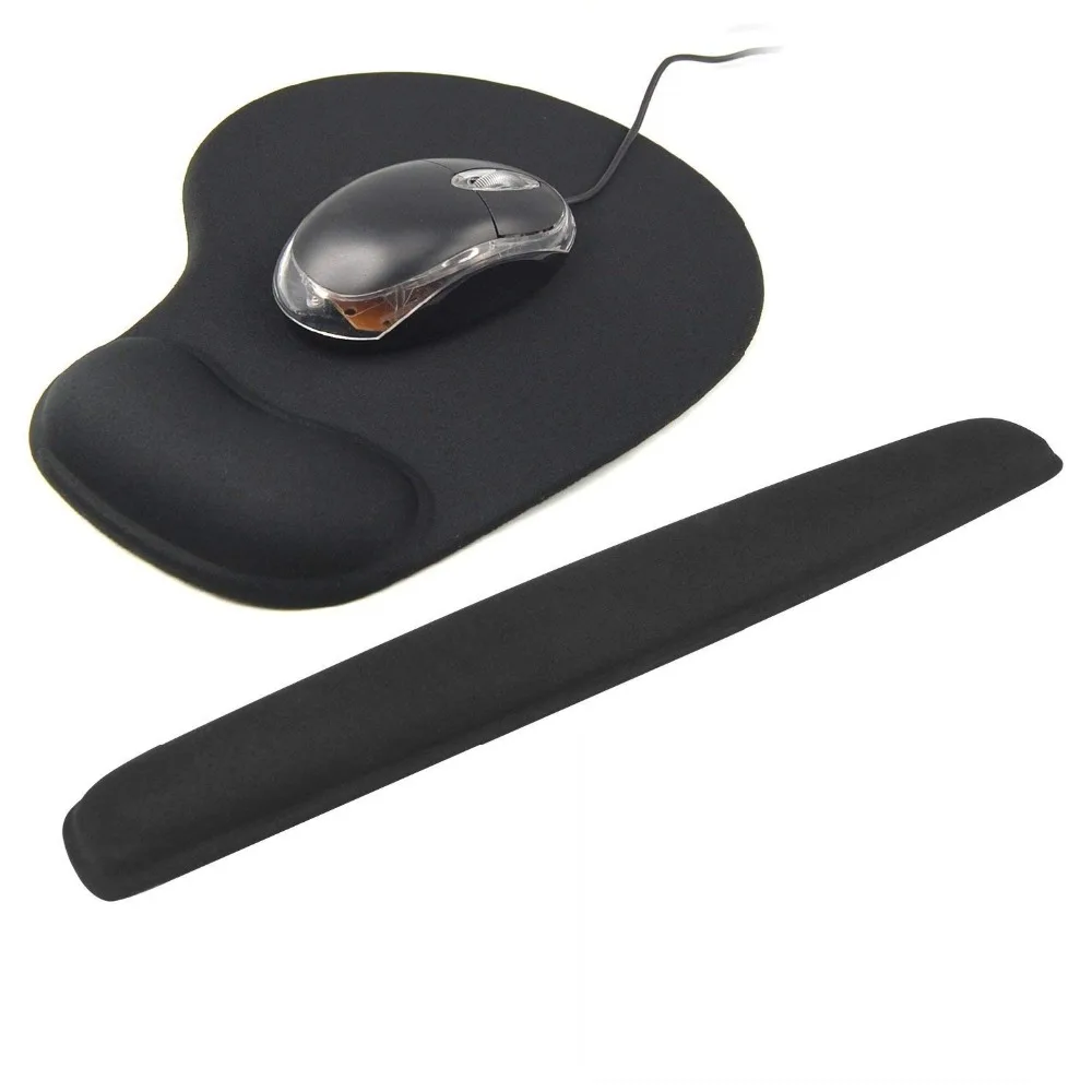 

Set carpet gel wrist rests + carpet for keyboard and mouse black
