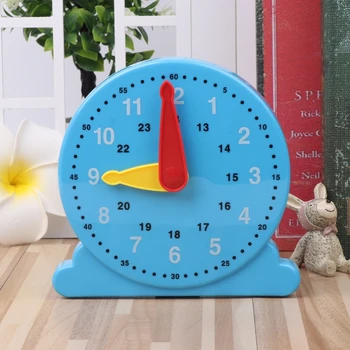

Scientific Cognition Clock Education Math Toy Kid Children Early Teaching Toy Gift Children's Clock Time Cognitive Aids