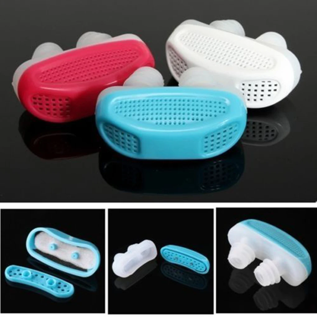 

3 Colors Silicone Snoring Nose Snore Stopping Breathing Apparatus Protect Sleeping Aid Mini Snoring Device Anti Snore