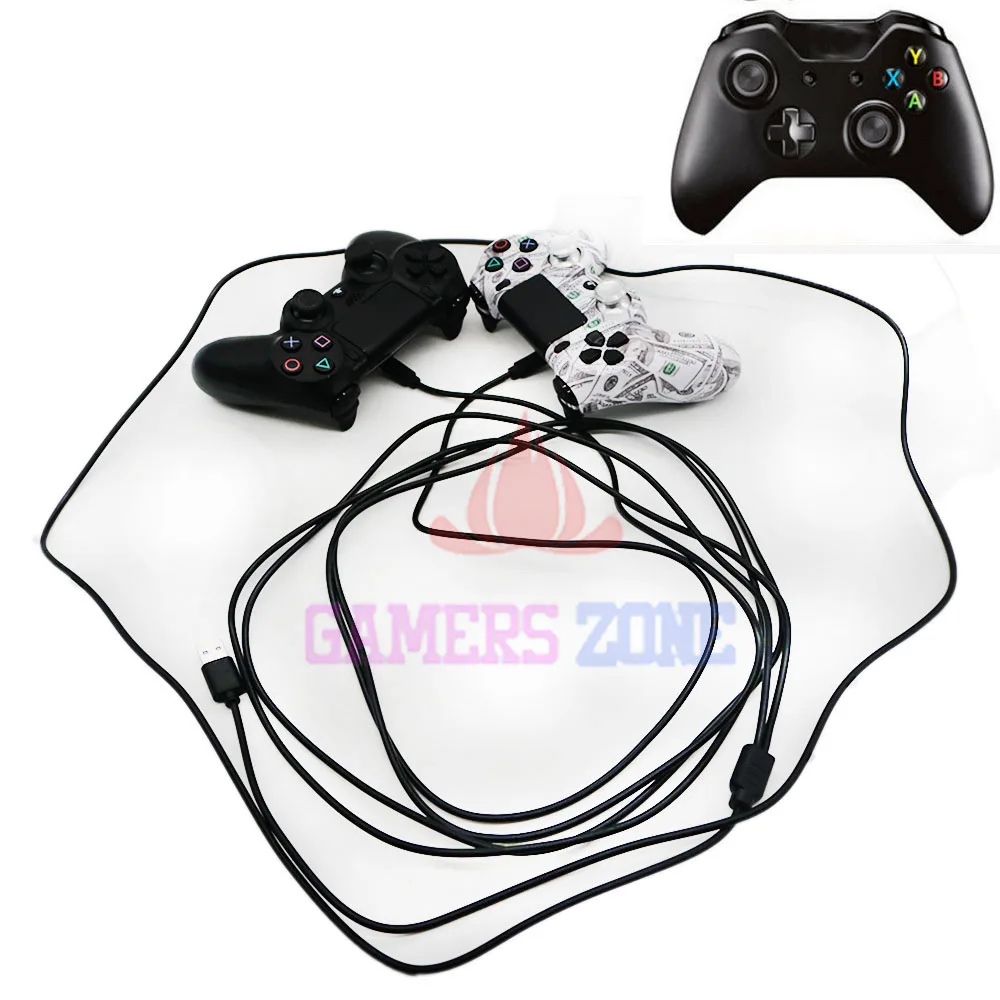 10PCS 3M Extra Long Usb Charging Charger & Play Cable Lead Cord For PS4