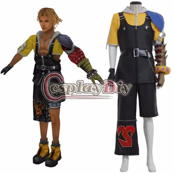 

Cosplaydiy Game Final Fantasy X 10 Tidus Cosplay Costume Adult Halloween Carnival Outfit Custom Made