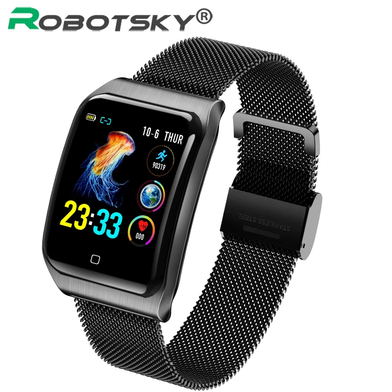 

AF6 Smart Watch Bluetooth Blood Pressure Heart Rate Bracelet Waterproof Sport Watch Men Women F9 Smart Wristband For Android IOS