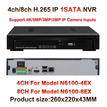 5MP H.265 Ultra 4k IP Security Recorder NVR 4ch 8ch up to 6TB HDD, Onvif, RTSP,HDMI, USB,Free Apple Android App Mobile View