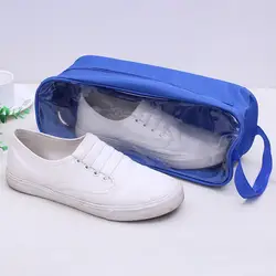 Портативный Размеры Ткань Оксфорд Водонепроницаемый дорожный Органайзер Сумка Обувь чехол для хранения сумка с ручкой