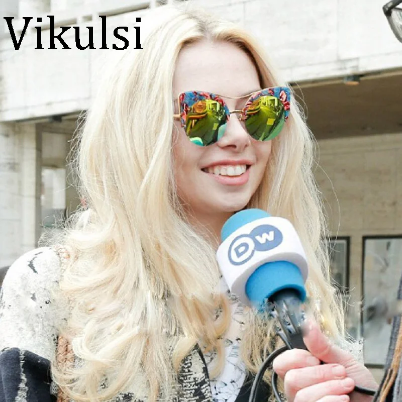 Cat Eye Sunglasses Women Vintage Round Sun Glasses Ladies Retro Luxury Brand Designer For Female Oculos